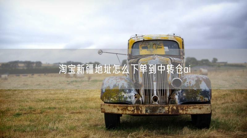 淘宝新疆地址怎么下单到中转仓ai