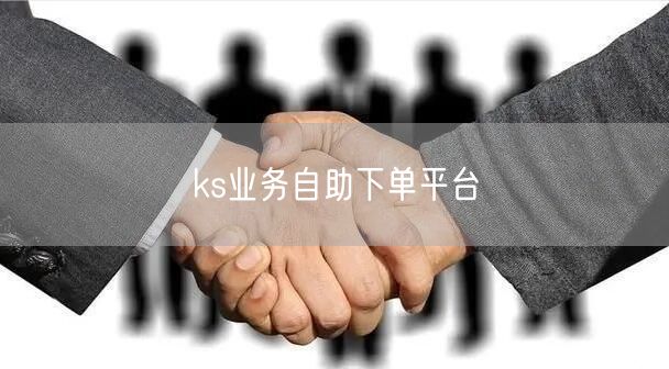 ks业务自助下单平台