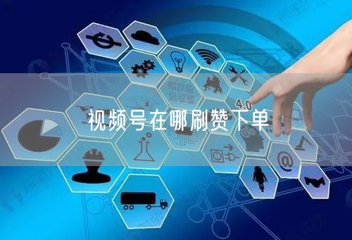 视频号在哪刷赞下单