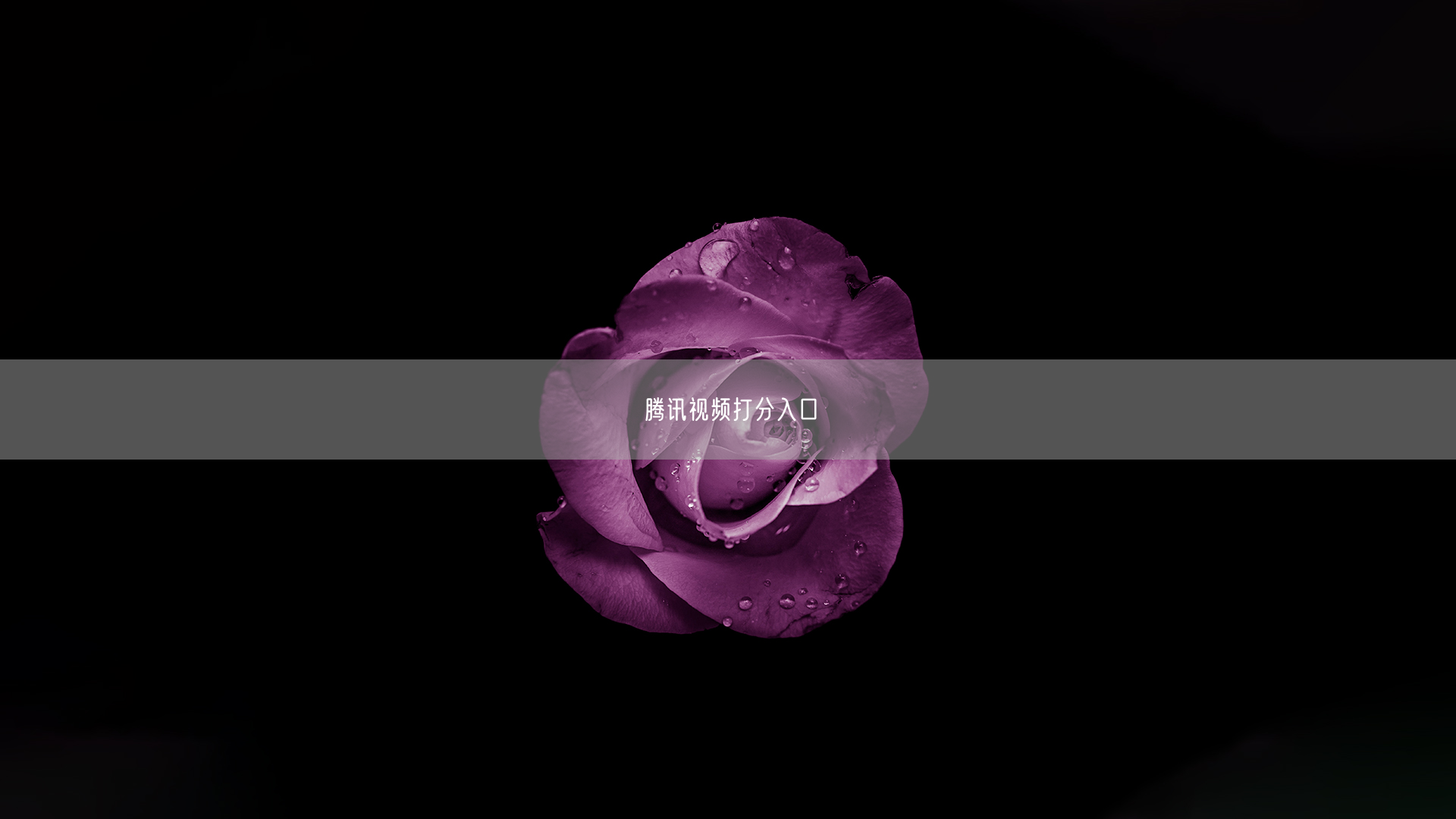 腾讯视频打分入口