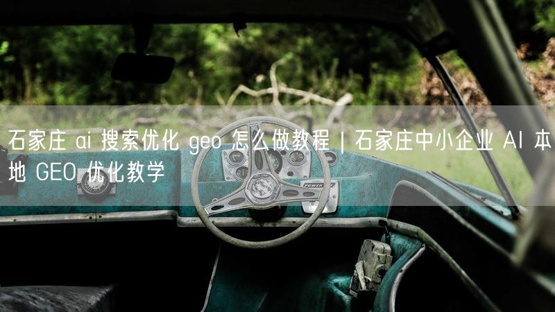 石家庄 ai 搜索优化 geo 怎么做教程｜石家庄中小企业 AI 本地 GEO 优化教学