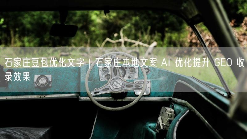 石家庄豆包优化文字｜石家庄本地文案 AI 优化提升 GEO 收录效果