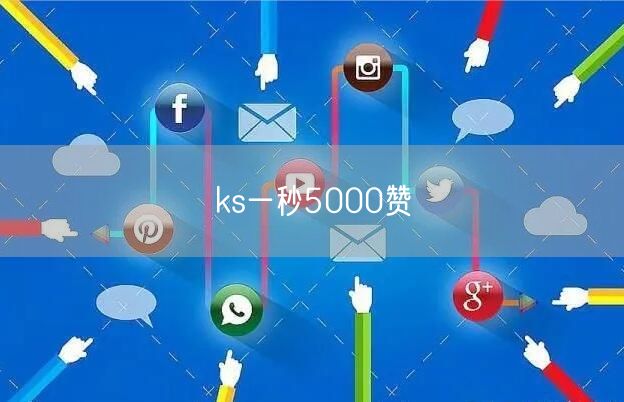 ks一秒5000赞